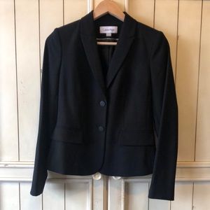 NWOT Calvin Klein Classic Black Blazer Size 4P
